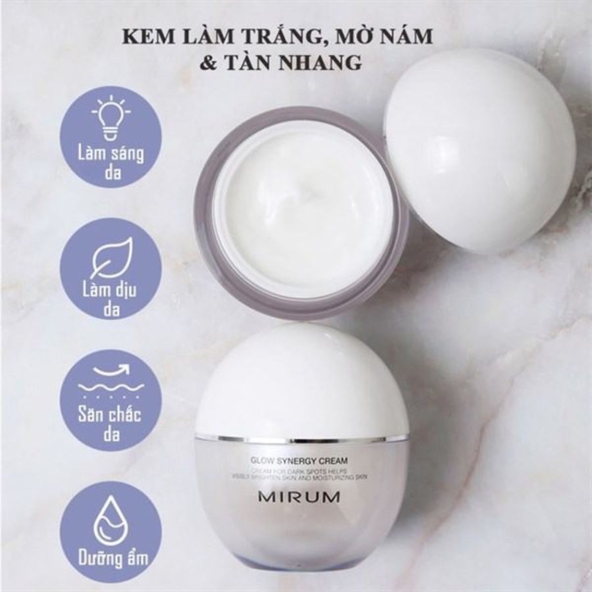Kem Dưỡng Trắng Chuyên Sâu, Trị Nám Tàn Nhang Mirum Glow Synergy Cream (55ml)