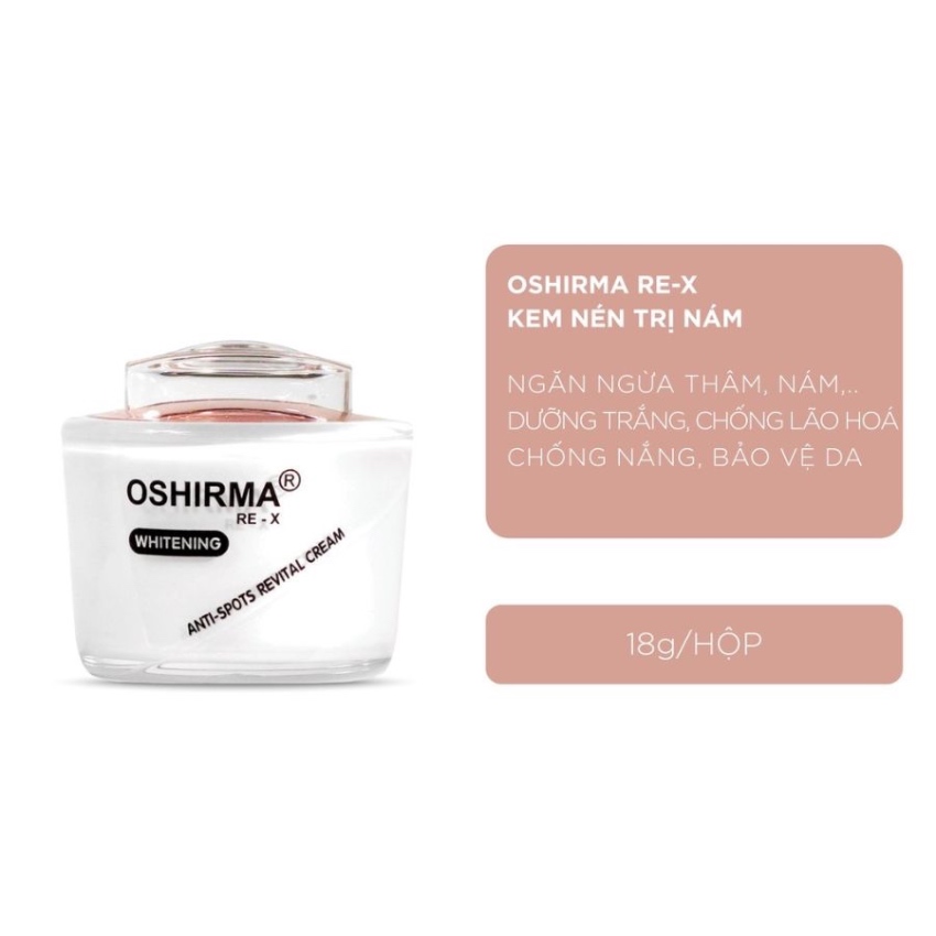 Kem Dưỡng Trắng Da, Ngừa Sắc Tố Đen Và Lão Hóa Oshirma Whitening Anti-Spots Revital Cream (18g)