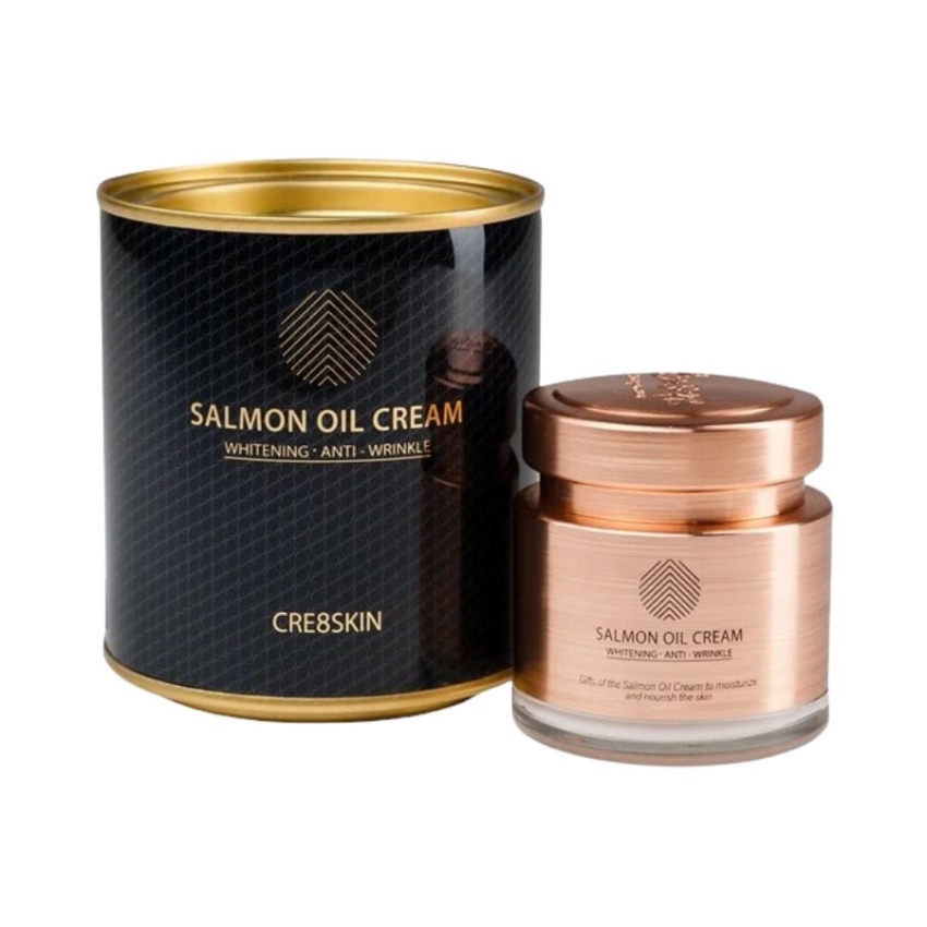 Kem Dưỡng Vi Cá Salmon Oil Cream Whitening - Anti Wrinkle (80g)
