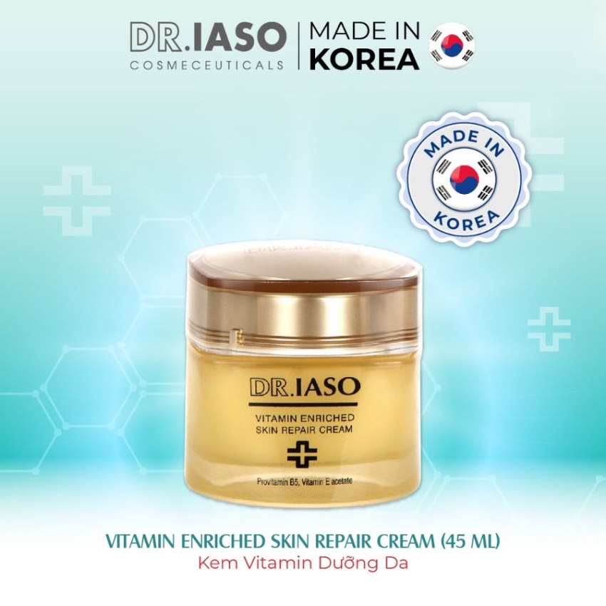 Kem Vitamin Dưỡng Da DR.IASO Vitamin Enriched Skin Repair Cream (45ml)