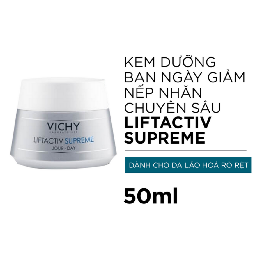Kem Dưỡng Ngừa Lão Hóa & Làm Săn Chắc Da Ban Ngày Vichy Liftactiv Supreme Day Cream (50ml) 
