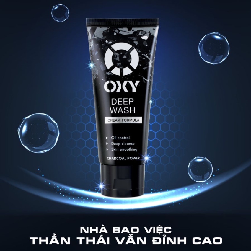 Kem Rửa Mặt Làm Sạch Sâu Không Hạt OXY Deep Wash Cream Formula (100g)