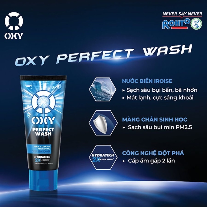 Kem Rửa Mặt Ngừa Mụn Dịu Da OXY Perfect Wash (100g)
