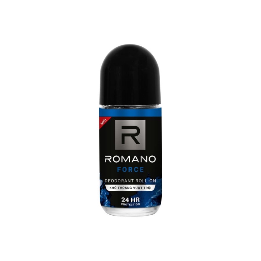 Lăn Khử Mùi Cao Cấp Cho Nam Romano Deodorant Roll-On Force (50ml)
