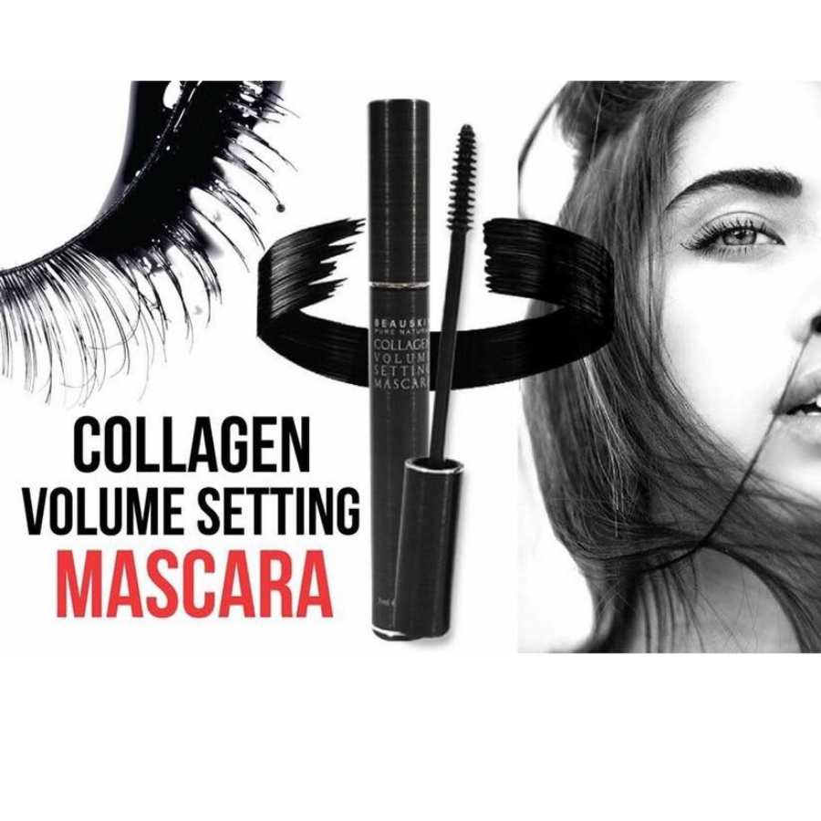 Mascara Chuốt Mi Beauskin Collagen Volume Setting (7ml) 