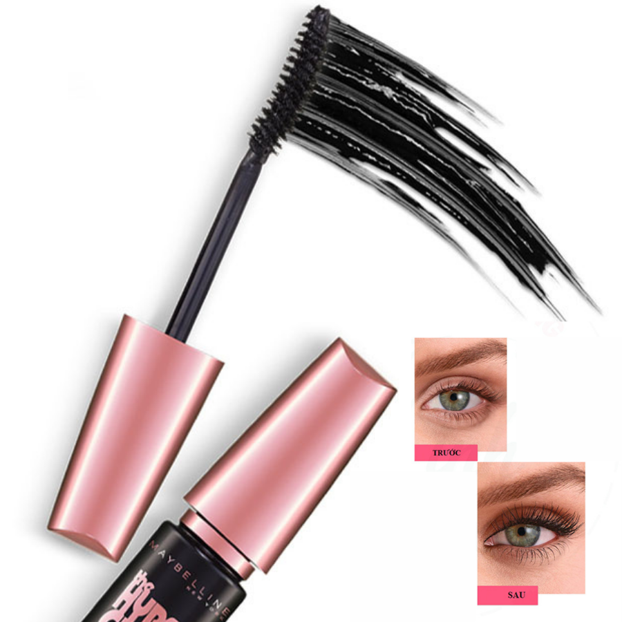 Mascara Làm Cong Mi 100° Maybelline Hyper Curl Volum Express - Đen (9.2ml) 