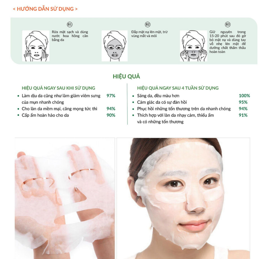 Mặt Nạ Beauskin Centella Cica Sheet Mask (30ml) (Miếng) 