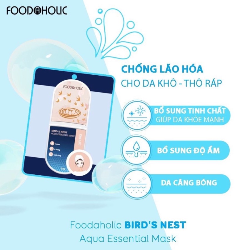 Mặt Nạ Nâng Cơ Ngừa Lão Hóa Foodaholic Derma Firming Mask With Vitamin A (23g)