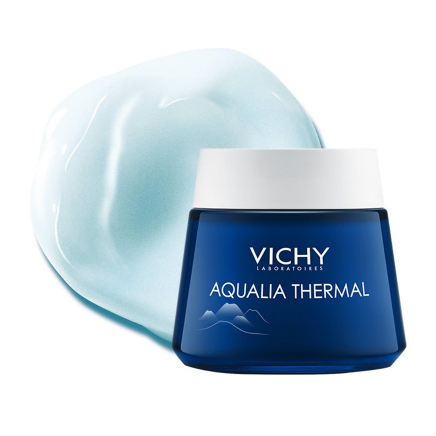 Mặt Nạ Ngủ Dưỡng Ẩm Cho Mọi Loại Da Vichy Aqualia Thermal Night Spa Sleeping Mask (75ml) 