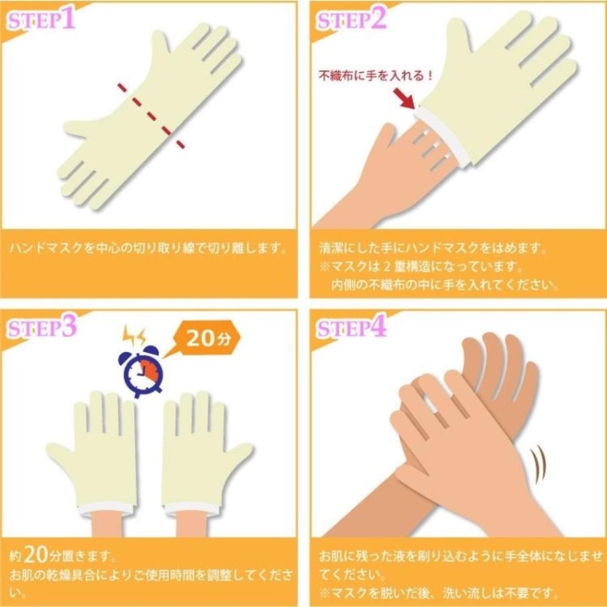 Mặt Nạ Dưỡng Ủ Tay Handmask Beauty World Nhật Bản (18ml)