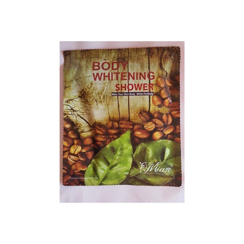 Kem Tắm Trắng Toàn Thân Mian Cafe Whitening Body Quick Cream (120g)