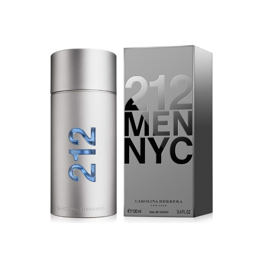 Bộ Đôi Nước Hoa Nam Carolina Herrera 212 Men NYC Eau De Toilette (100ml+10ml) 