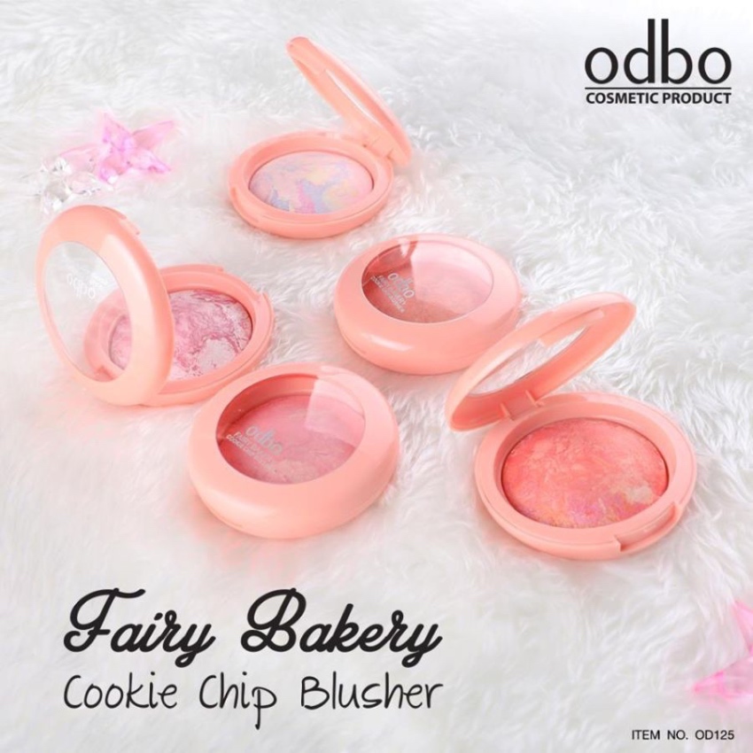 Phấn Má Hồng Odbo Fairy Bakery Cookie Chip Blusher No.02 OD125