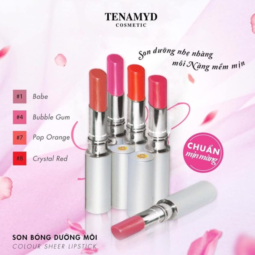 Son Bóng Dưỡng Môi Tenamyd Colour Sheer Lipstick (4.5g)