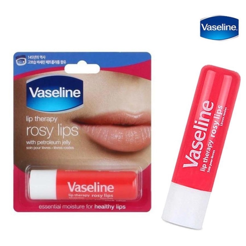 Son Dưỡng Môi Hồng Xinh Vaseline Lip Therapy Rosy Lips Stick (4.8g)