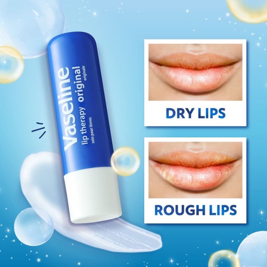 Son Dưỡng Môi Mềm Mịn Vaseline Lip Therapy Original Stick (4.8g)