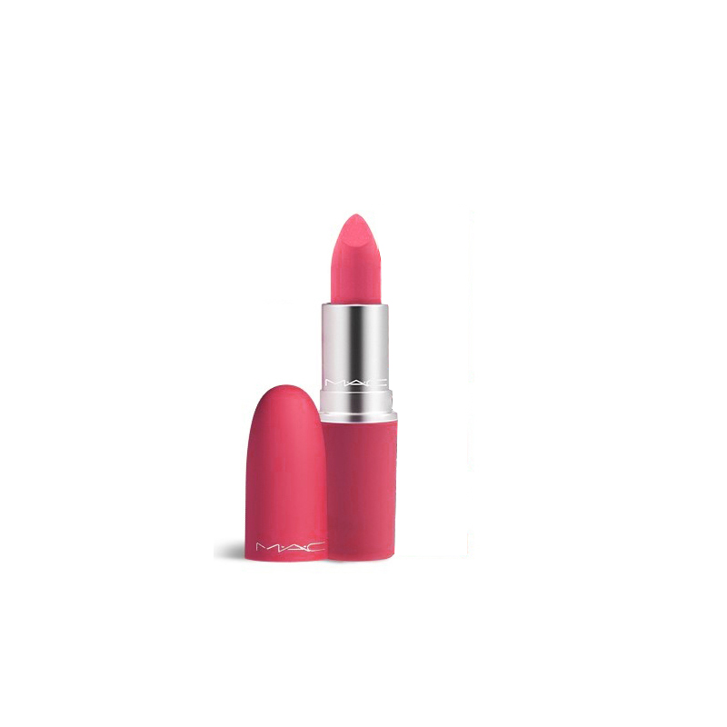 Son Lì MAC Powder Kiss Lipstick - Màu 307 Fall In Love: Hồng Fuchsia