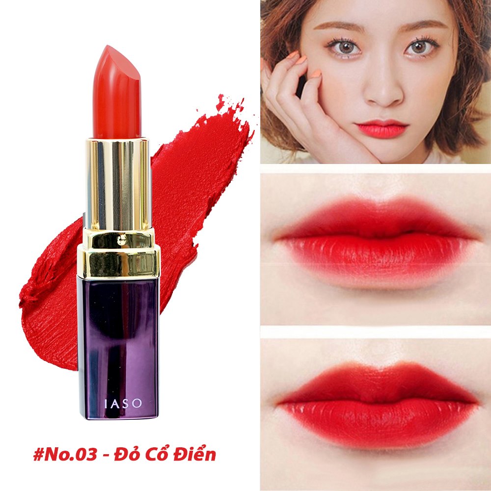 Son Môi IASO Smart Lipstick - Màu 03 True Red - I64 