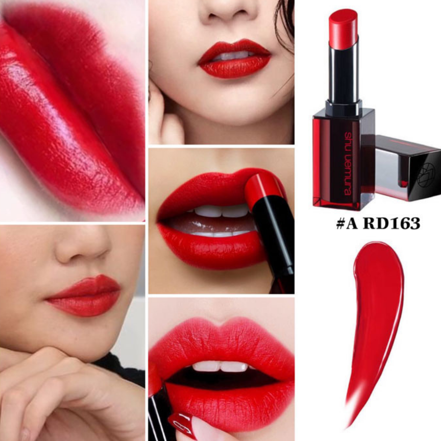 Son Lì Shu Uemura Rouge Unlimited Amplified Lipstick A RD-163 (3.3g) 