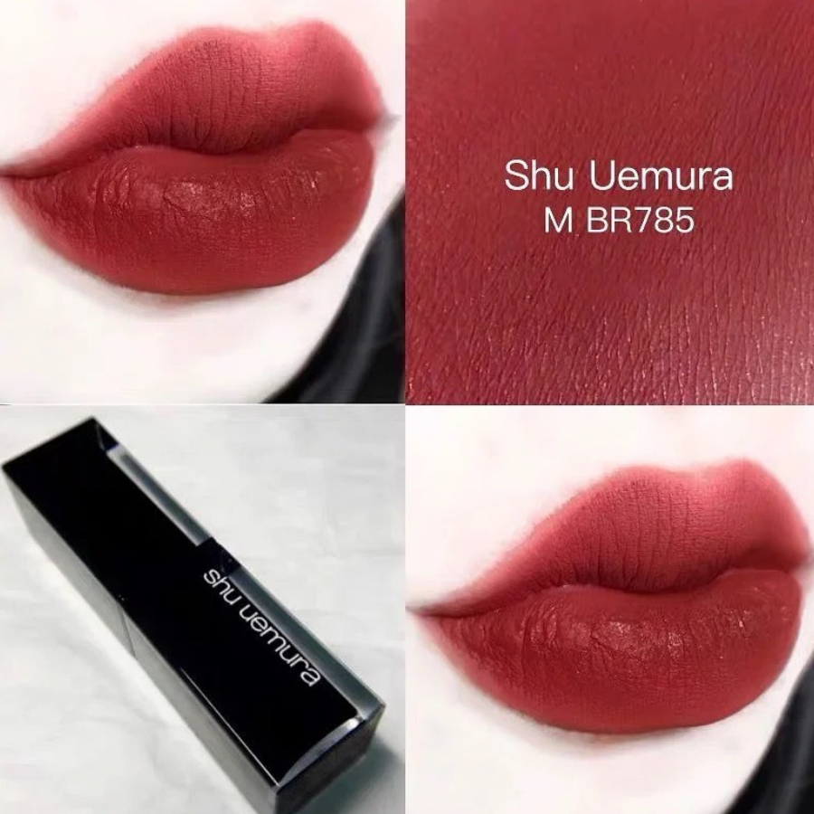Son Lì Shu Uemura Rouge Unlimited Kinu Satin Lipstick M BR-785 (3.3g) 