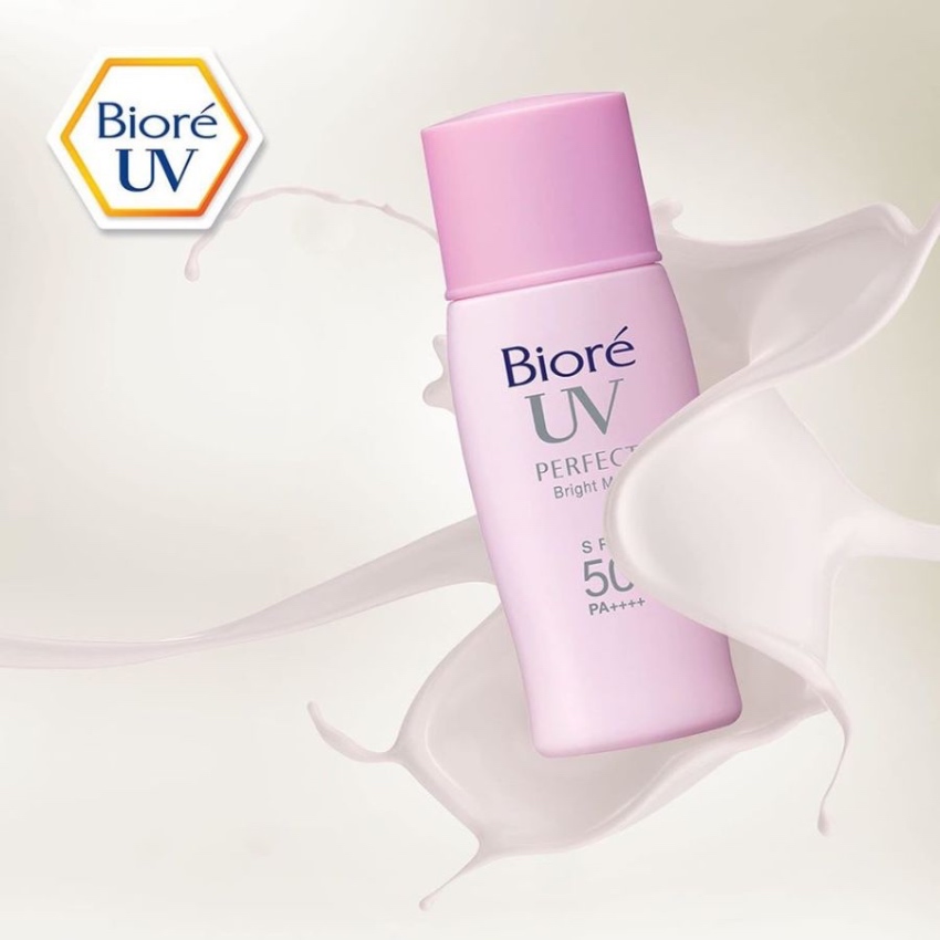  Sữa Chống Nắng Nâng Tông Sáng Hồng Tự Nhiên Bioré UV Bright Milk SPF50+/PA+++ (30ml)