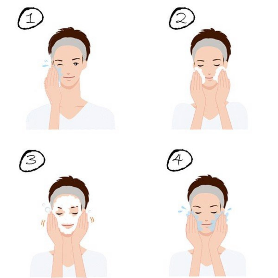 Sữa Rửa Mặt Cho Nam Kosé Cosmeport Men's Softymo Facial Wash (130g) 