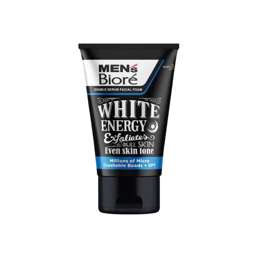 Sữa Rửa Mặt Sáng Da Nam Tính Men's Bioré Facial Foam White Energy (125gr)