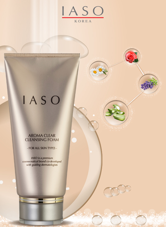 Sữa Rửa Mặt Tạo Bọt IASO Aroma Clear Cleansing Foam - I01 (150g) 