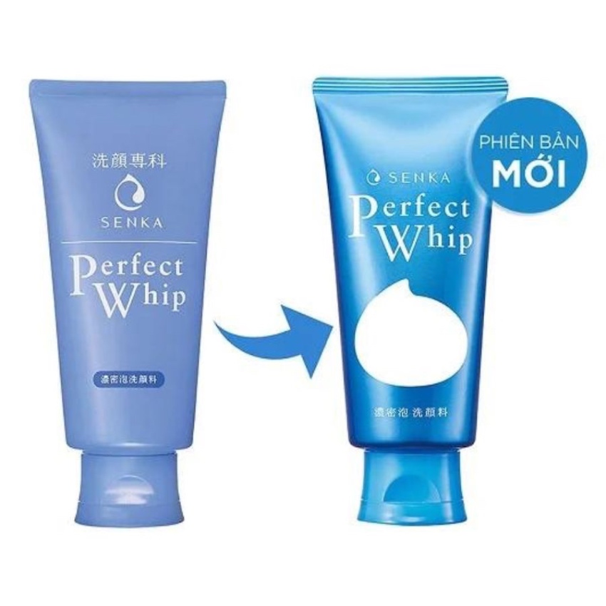 Sữa Rửa Mặt Tạo Bọt Senka Perfect Whip Facial Foam Wash (120g)