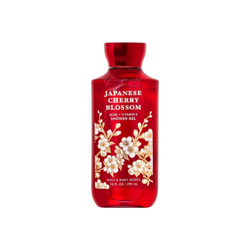 Sữa Tắm Dưỡng Da Bath & Body Works Japanese Cherry Blossom Shea Butter + Vitamin E (295ml) 
