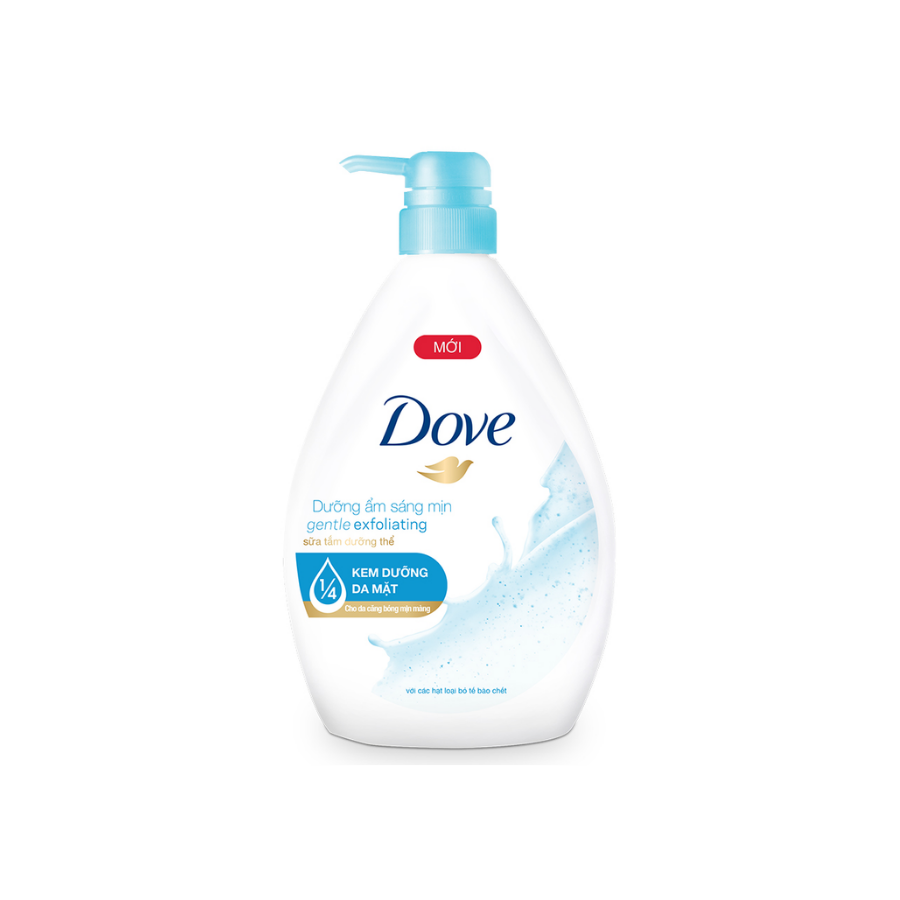 Sữa Tắm Dưỡng Ẩm Sáng Mịn Dove Gentle Exfoliating Body Wash (900g) 