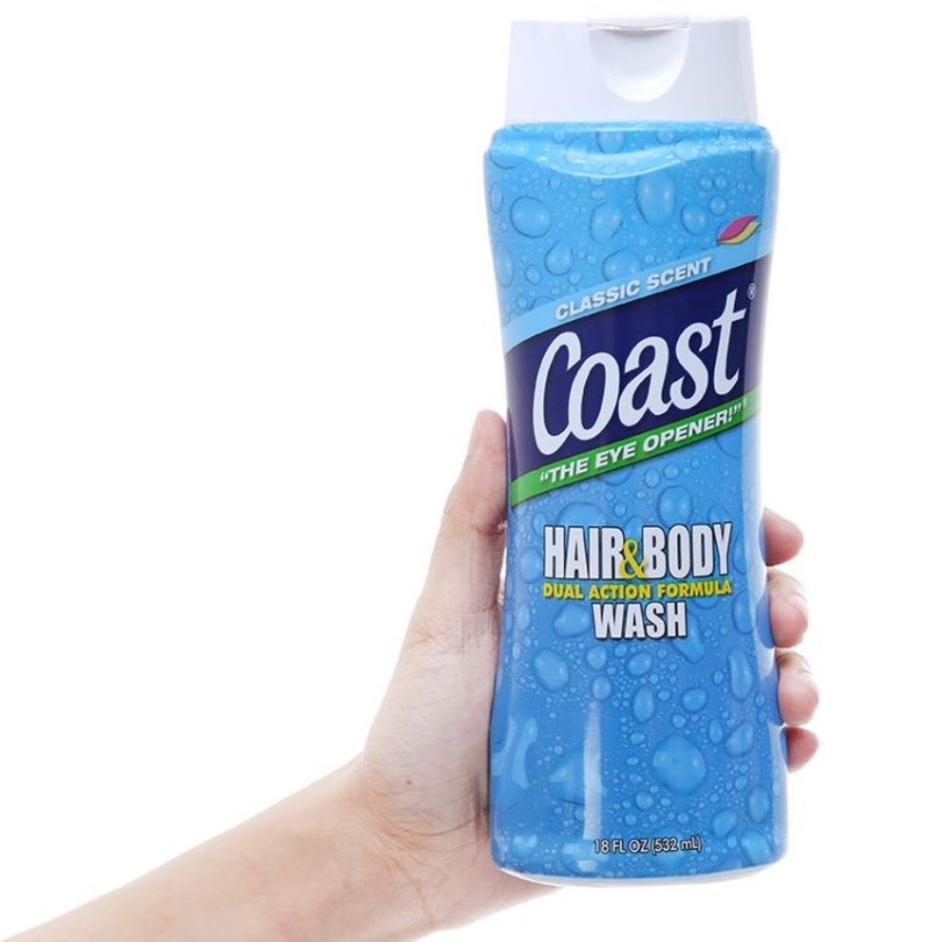 Sữa Tắm Gội Toàn Thân Coast Classic Scent Hair & Body Wash (532ml)