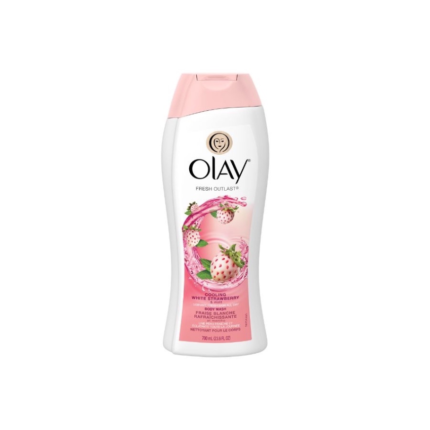 Sữa Tắm Olay Fresh Outlast Cooling White Strawberry & Mint (700ml)