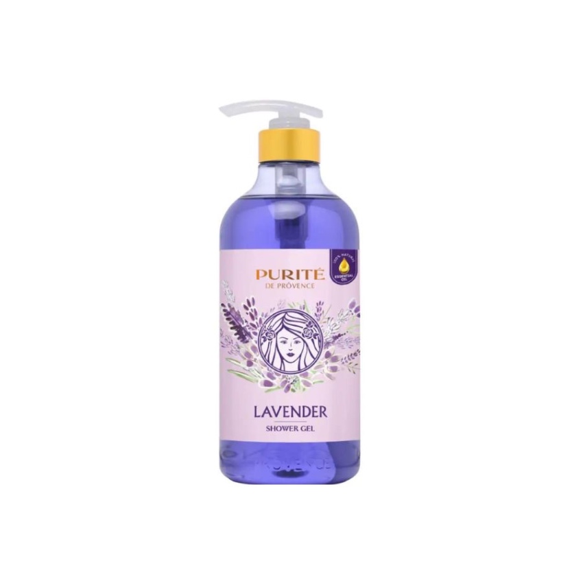 Sữa Tắm Thư Giãn Hương Hoa Oải Hương Purité Lavender Shower Gel (850ml)