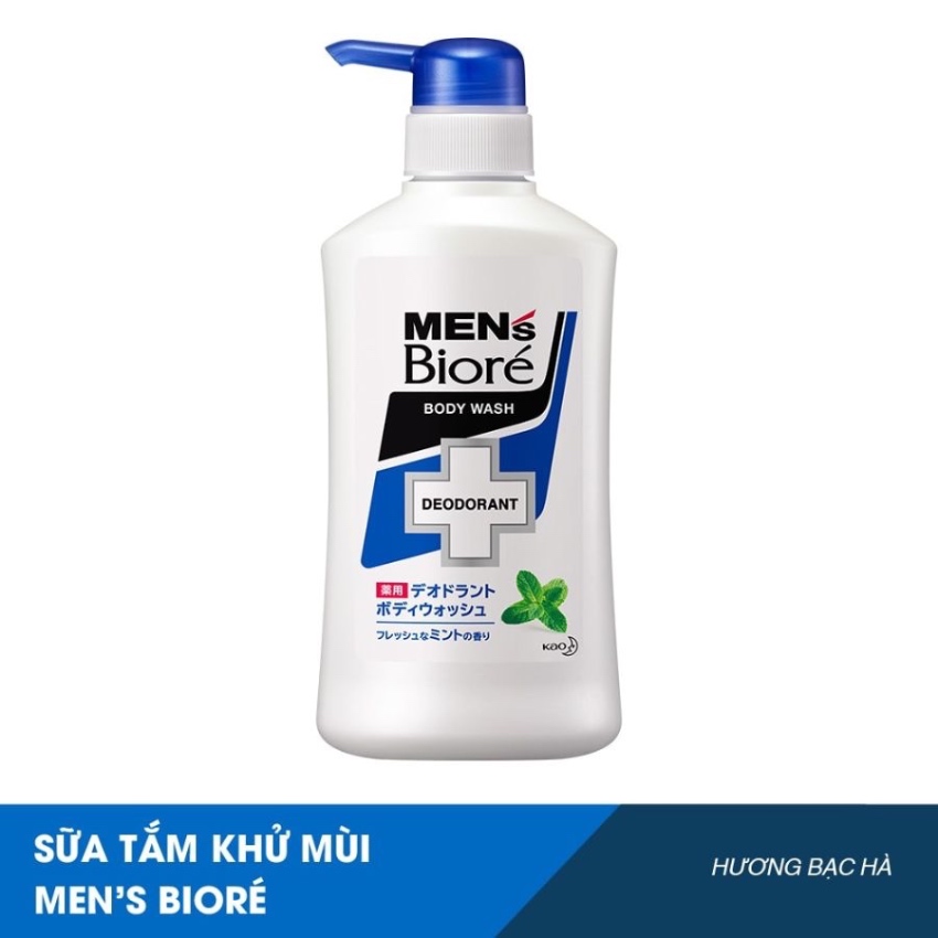 Sữa Tắm Xà Phòng Thơm Mát Men's Bioré Deodorant Body Wash (440ml)