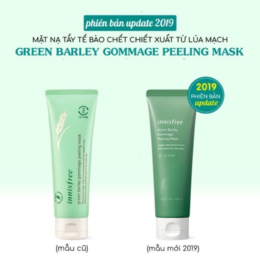 Tẩy Tế Bào Chết Innisfree Green Barley Gommage Peeling Mask (120ml)
