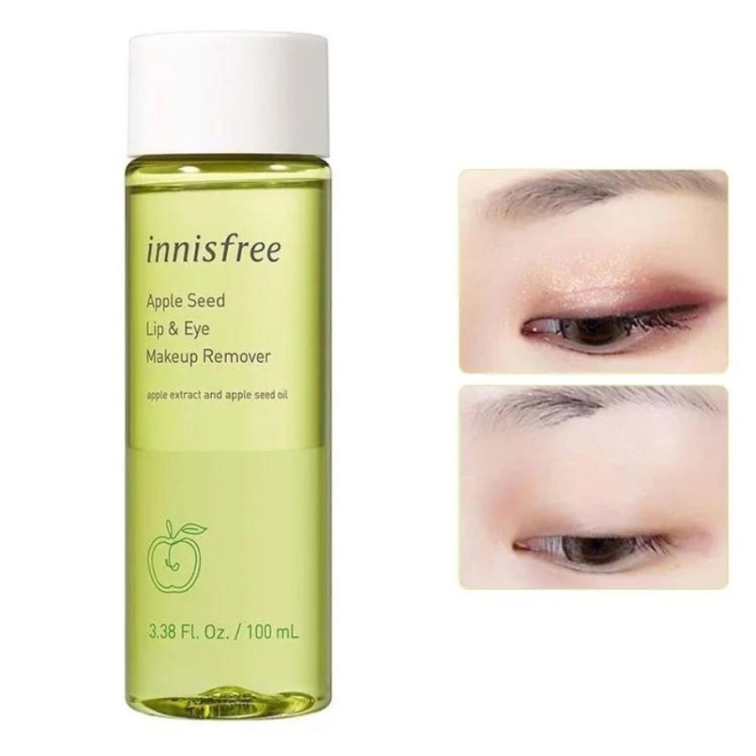 Tẩy Trang Làm Sạch Mắt Môi Innisfree Apple Seed Lip & Eye Remover (100ml)