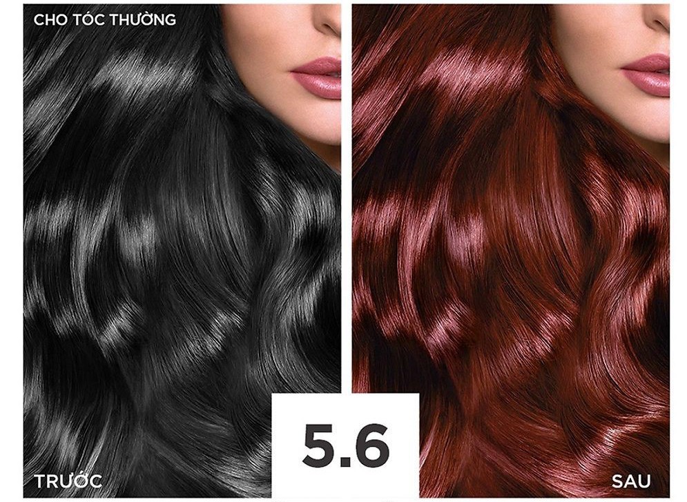 Kem Nhuộm Dưỡng Tóc L'Oréal Excellence Fashion Hair Color Cream - 5.6 Nâu Đỏ (172ml) 