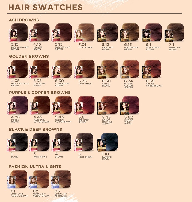 Kem Nhuộm Dưỡng Tóc L'Oréal Excellence Fashion Hair Color Cream - 6.30 Nâu Ánh Vàng (172ml) 