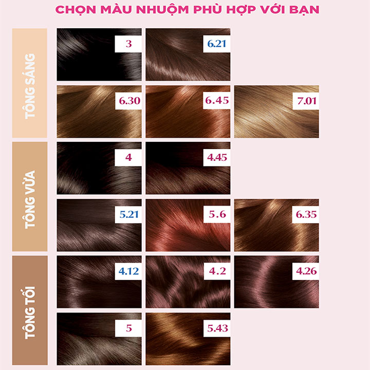 Kem Nhuộm Dưỡng Tóc L'Oréal Excellence Fashion Hair Color Cream - 4.26 Nâu Tím Ánh Đỏ (172ml)