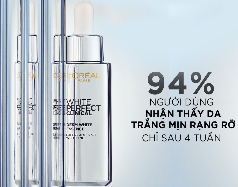 Tinh Chất Tăng Cường Dưỡng Da Trắng Mịn & Giảm Thâm Nám L'Oréal Paris White Perfect Clinical (30ml) 