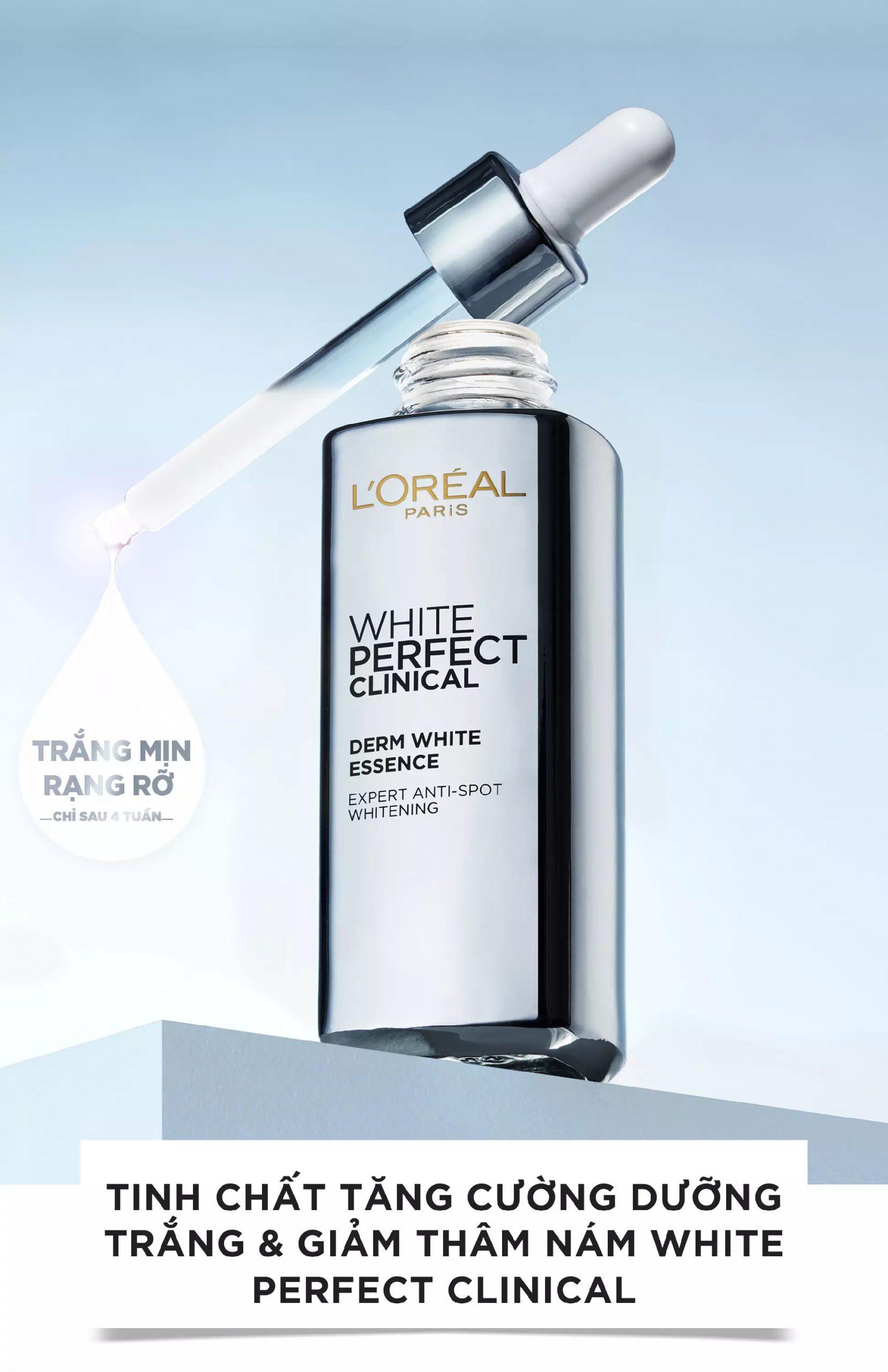 Tinh Chất Tăng Cường Dưỡng Da Trắng Mịn & Giảm Thâm Nám L'Oréal Paris White Perfect Clinical (30ml) 