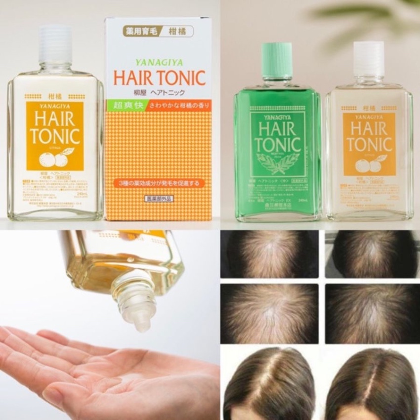 Tinh Dầu Bạc Hà Dưỡng Tóc Yanagiya Hair Tonic (240ml)