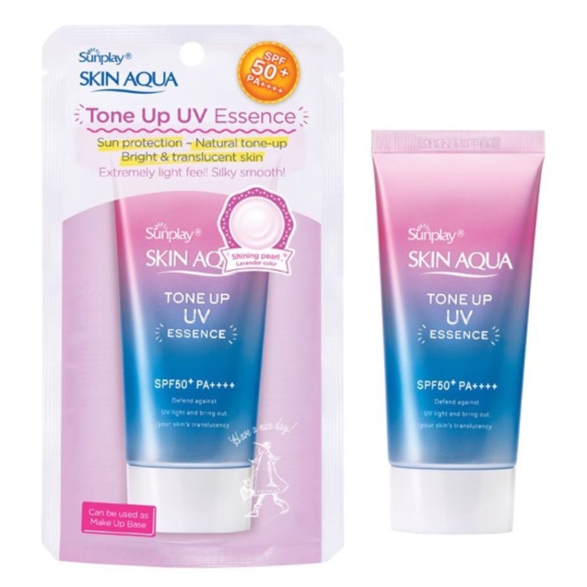 Tinh Chất Chống Nắng Hiệu Chỉnh Sắc Da Sunplay Skin Aqua Tone Up UV Essence - Lavender SPF50+/PA++++ (50g)