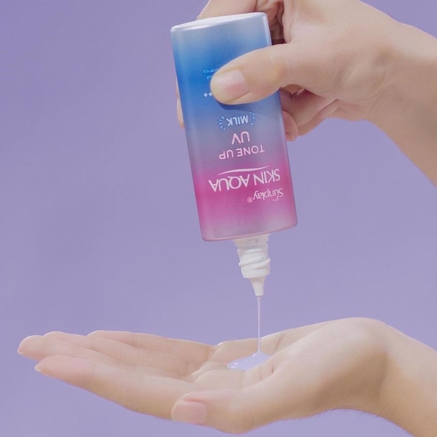 Sữa Chống Nắng Hiệu Chỉnh Sắc Da Sunplay Skin Aqua Tone Up UV Milk - Lavender (50g)