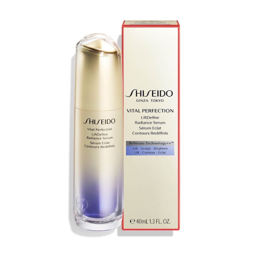 Tinh Chất Giảm Nám, Dưỡng Da, Chống Chảy Xệ Cho Mắt & Cổ Shiseido Vital-Perfection LiftDefine Radiance Serum (40ml)