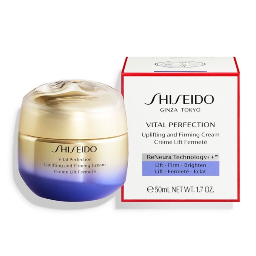 Kem Dưỡng Da Chống Lão Hóa & Làm Mờ Đốm Nâu Shiseido Vital-Perfection Uplifting and Firming Cream (50ml)