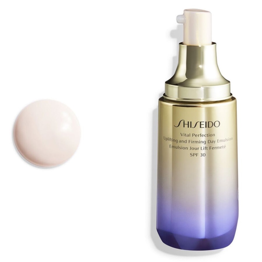 Sữa Dưỡng Da Chống Lão Hóa & Chống Nắng Ban Ngày Shiseido Vital-Perfection Uplifting and Firming Day Emulsion (75ml)