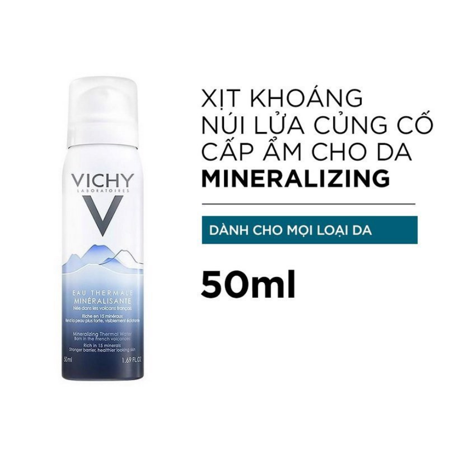 Bộ Đôi Kem Chống Nắng Ngừa Thâm Nám Vichy Ideal Soleil (50ml) & Xịt Khoáng Vichy Eau Thermale Minéralisanie (50ml)