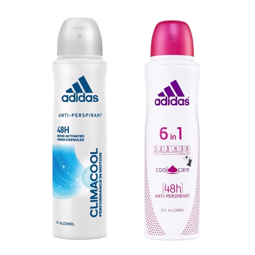 Xịt Khử Mùi Toàn Thân Nữ Ngăn Mồ Hôi Adidas Climacool (150ml) 